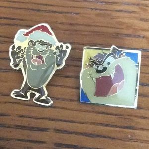 RARE 1993 Tasmanian Devil Brooch Lapel Warner Bros